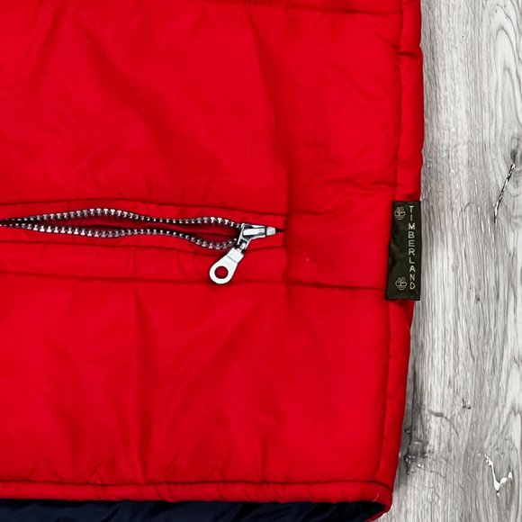 Timberland Vintage Red XS Puffer Vest - Picture 5 of 7